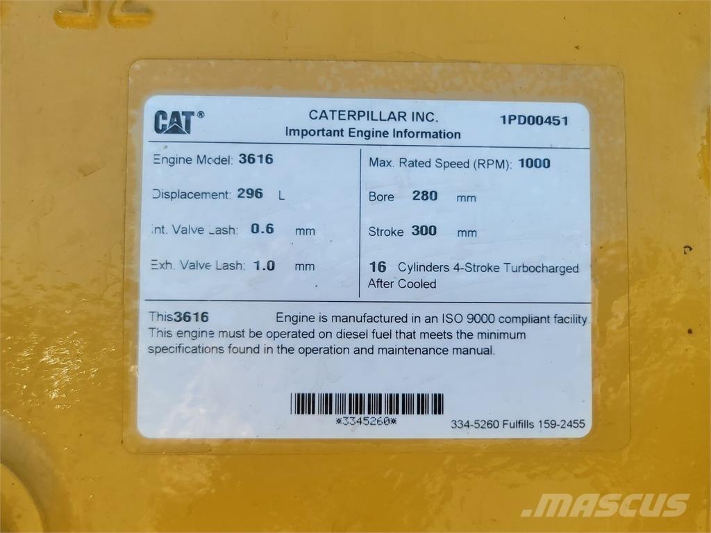 CAT C280-3616 Dieselgeneratorer