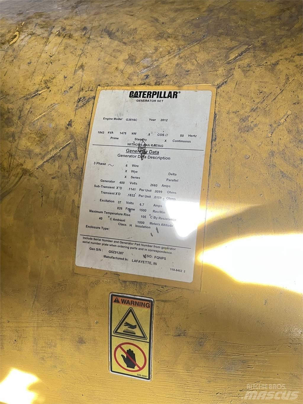 CAT SR4B-GD Dieselgeneratorer