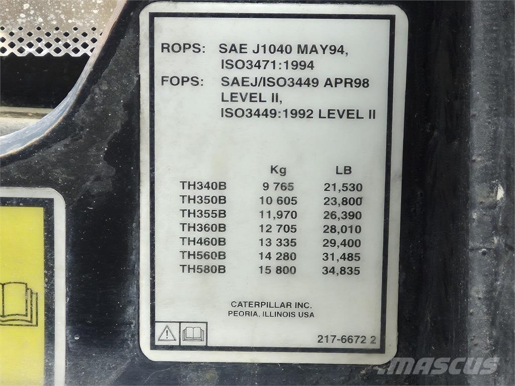 CAT TH560B Redskapsbärare för lantbruk