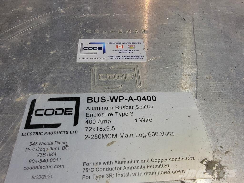  CODE BUS-WP-A-0400 Entreprenad - Övrigt