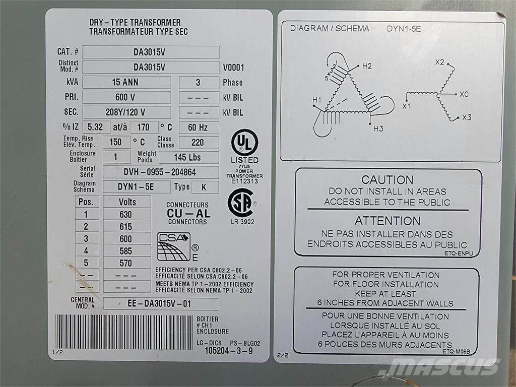 Delta DA3015V Entreprenad - Övrigt