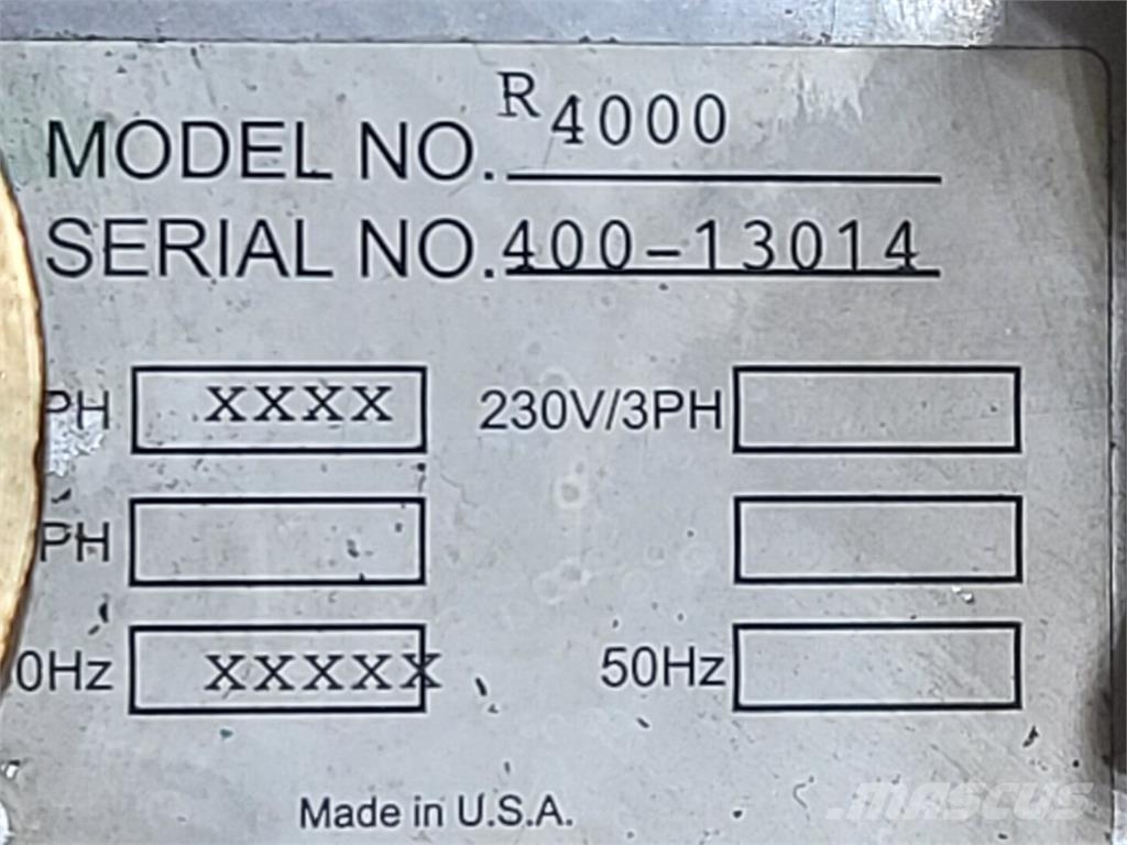  DYNAFLUX R4000 Uppvärmnings- och tjältiningsutrustning