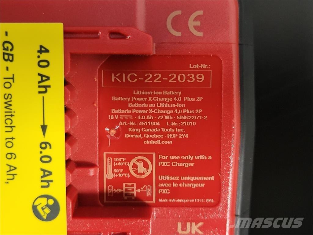 Einhell 4511904 Batterier