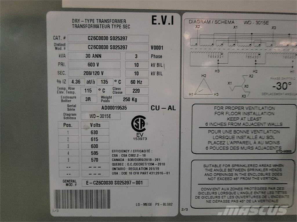 Evi CZ6C0030 S025397 Entreprenad - Övrigt