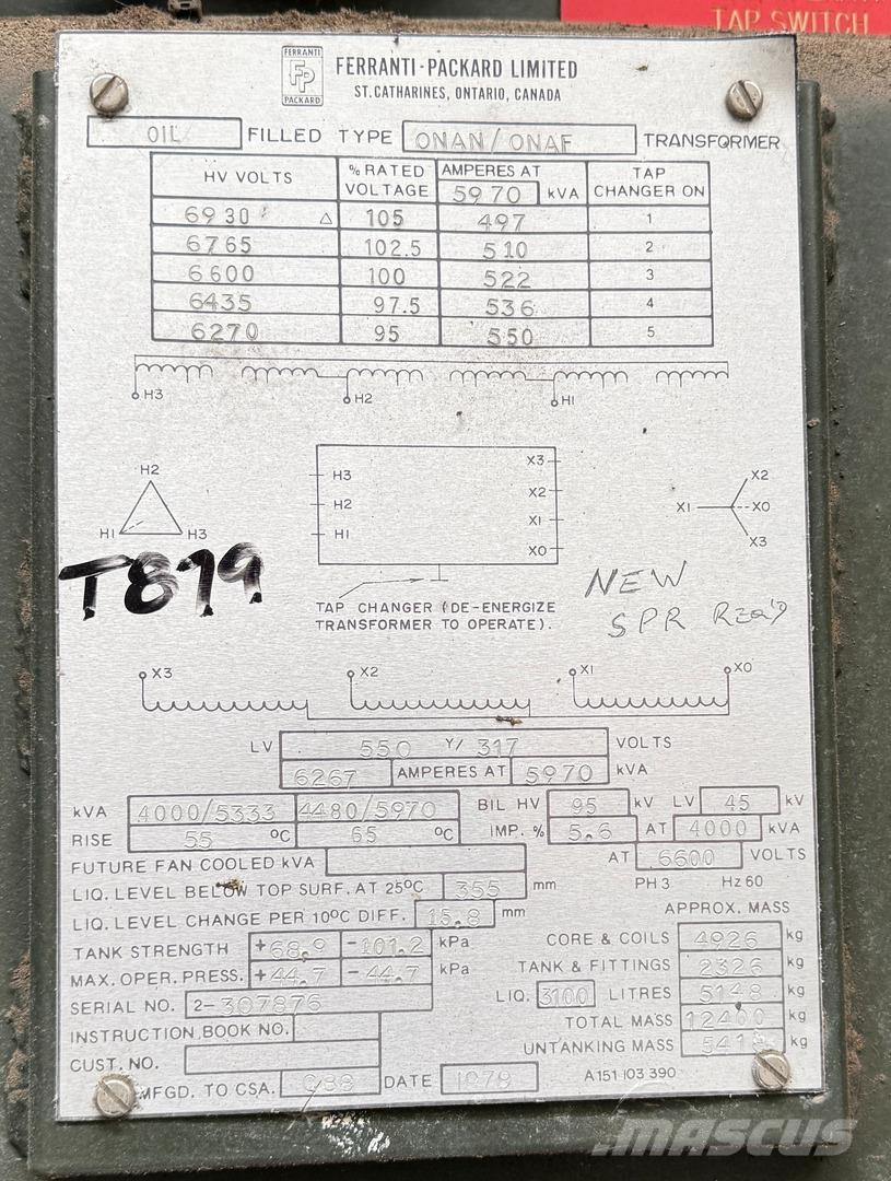  FERRANTI-PACKARD Entreprenad - Övrigt