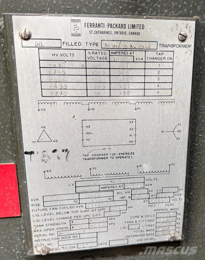  FERRANTI-PACKARD Entreprenad - Övrigt