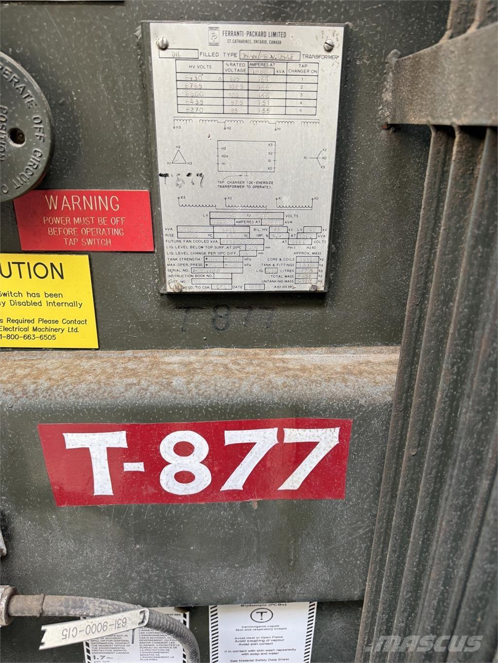  FERRANTI-PACKARD Entreprenad - Övrigt