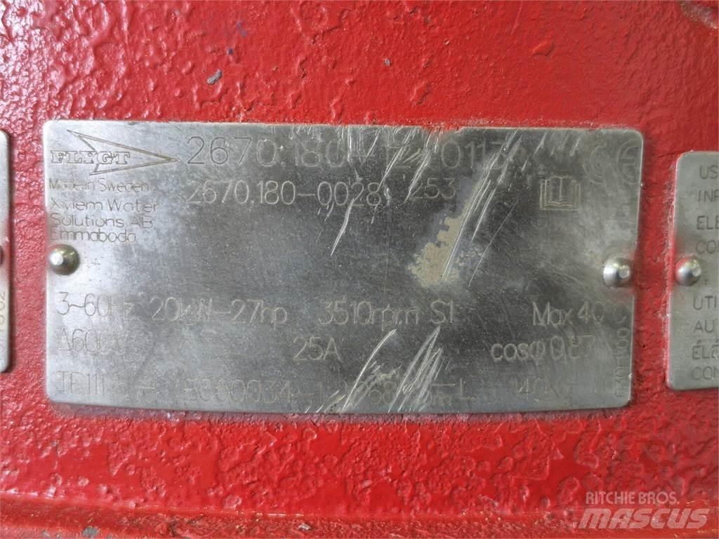 Flygt 2670-180 Vattenpumpar