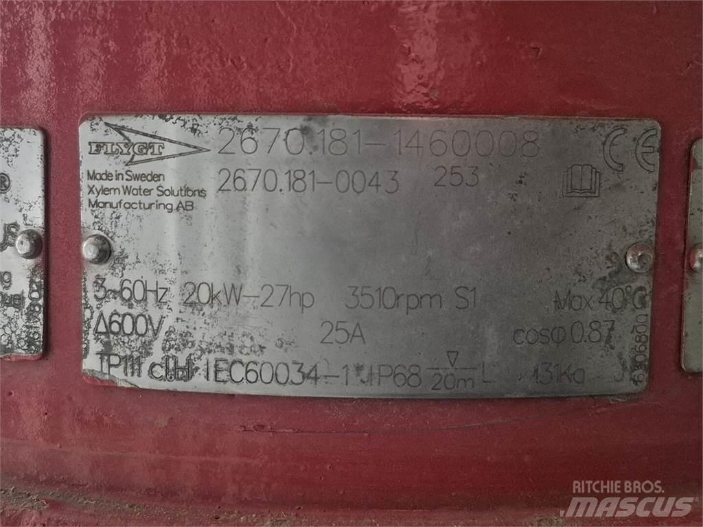 Flygt 2670.181-0043 Vattenpumpar