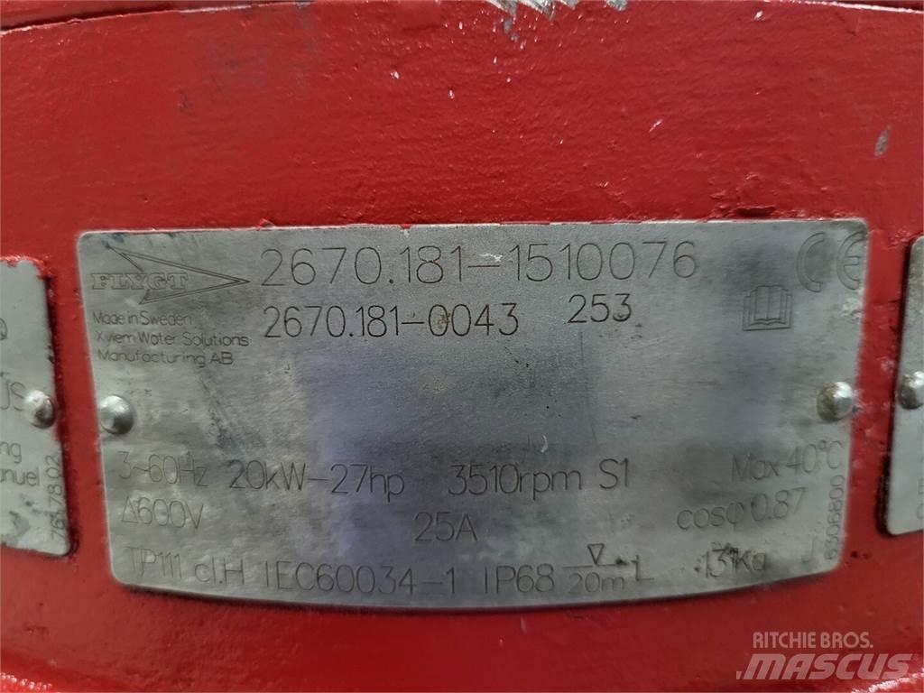 Flygt 2670.181-0043 Vattenpumpar