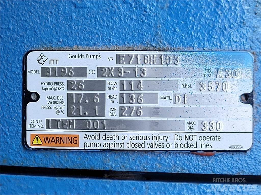  GOULDS 3196 Vattenpumpar