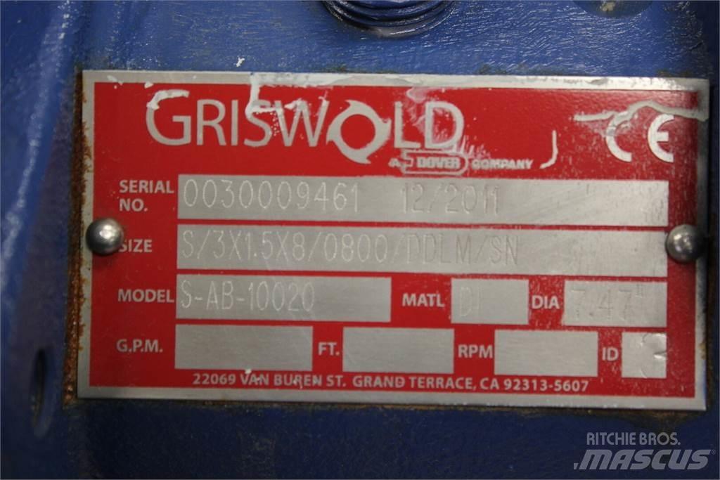  GRISWOLD S-AB-10020 Vattenpumpar