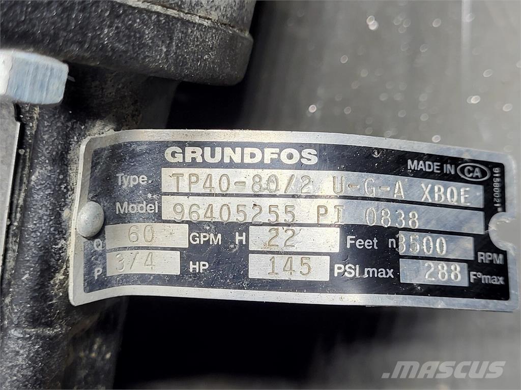 Grundfos 96405255 Vattenpumpar