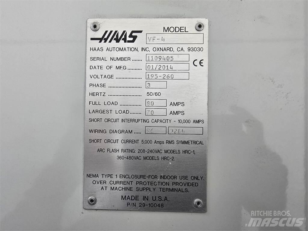 Haas VF-4 Entreprenad - Övrigt