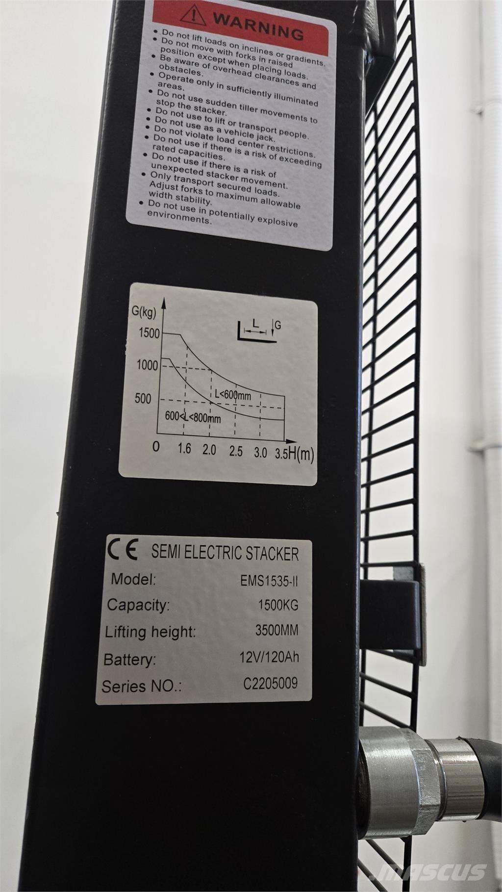  HOC EMS1535-II Entreprenad - Övrigt