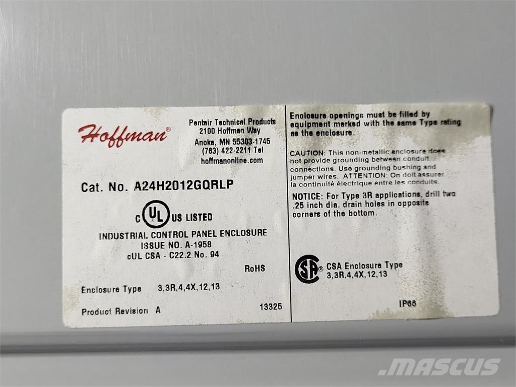 Hoffman A24H2012GQRLP Entreprenad - Övrigt