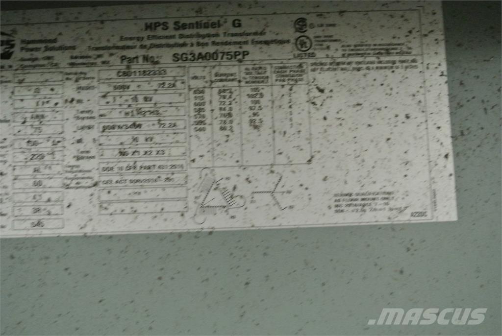  HPS SG3A0075PP Entreprenad - Övrigt