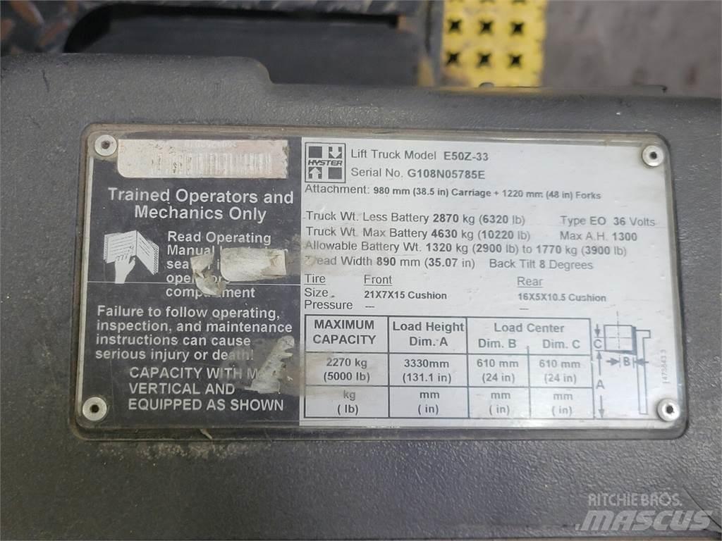 Hyster E50Z-33 Entreprenad - Övrigt