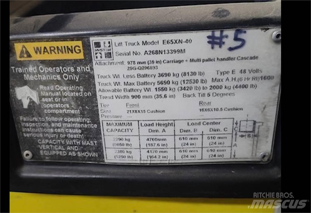 Hyster E65XN-40 Entreprenad - Övrigt