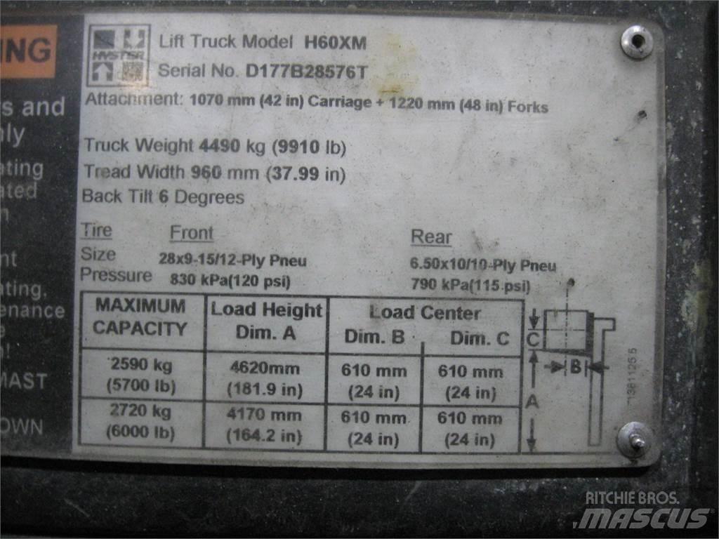 Hyster H60XM Entreprenad - Övrigt