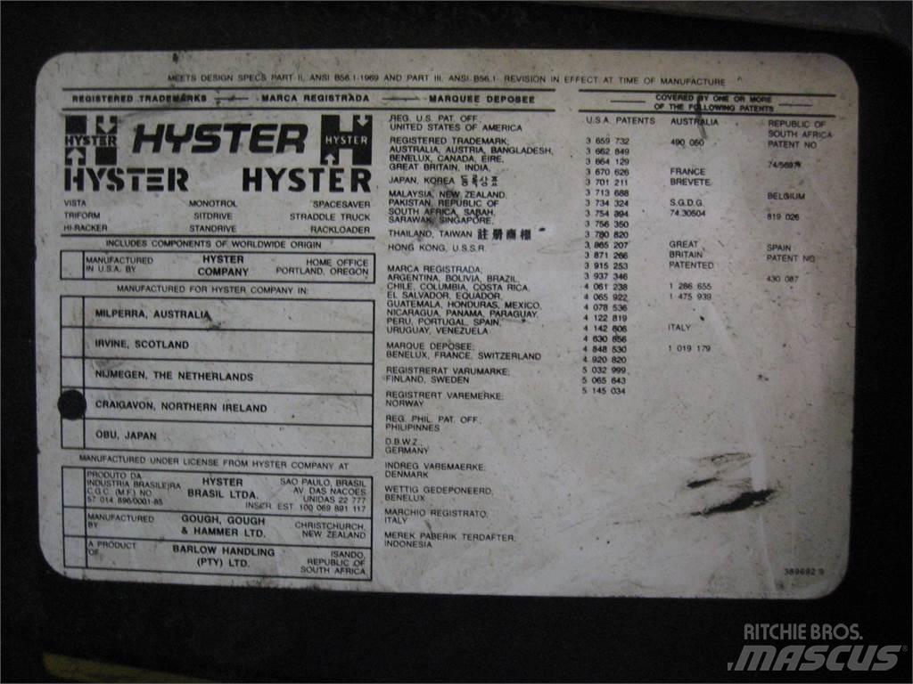 Hyster H60XM Entreprenad - Övrigt