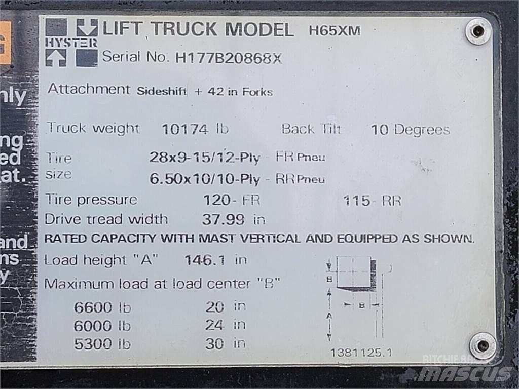 Hyster H65XM Entreprenad - Övrigt