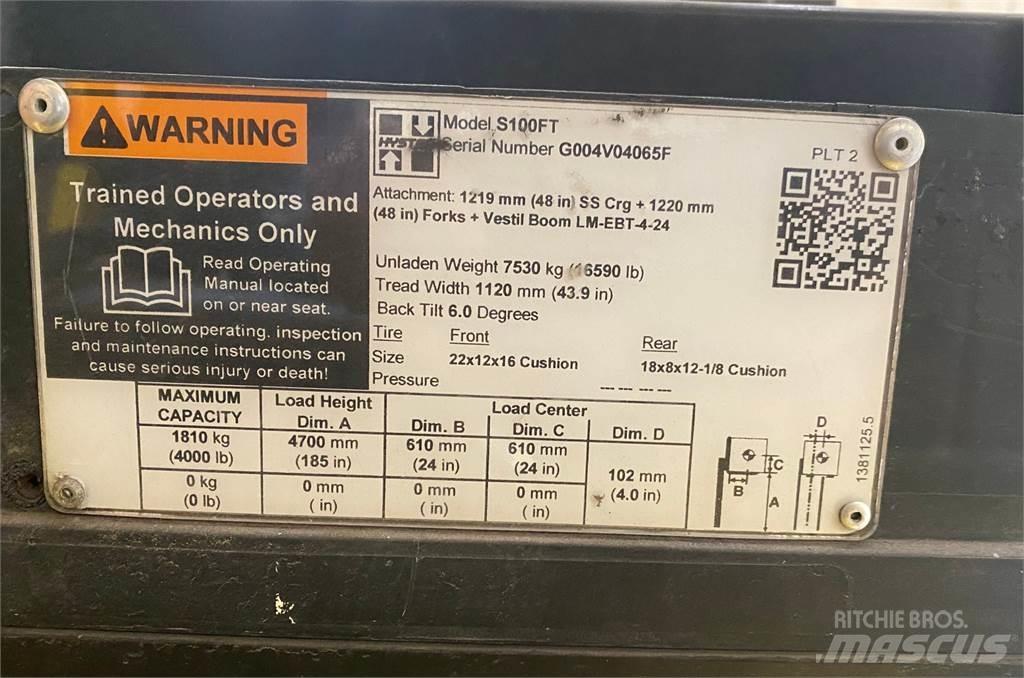 Hyster S100FT Entreprenad - Övrigt