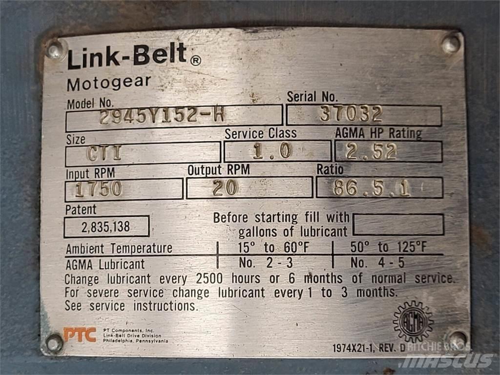Link-Belt 2945Y152-H Entreprenad - Övrigt