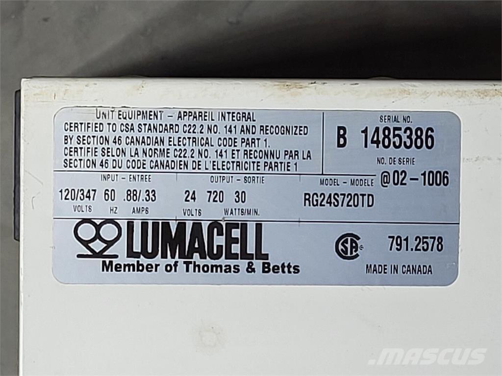  LUMACELL RG24S720TD Batterier