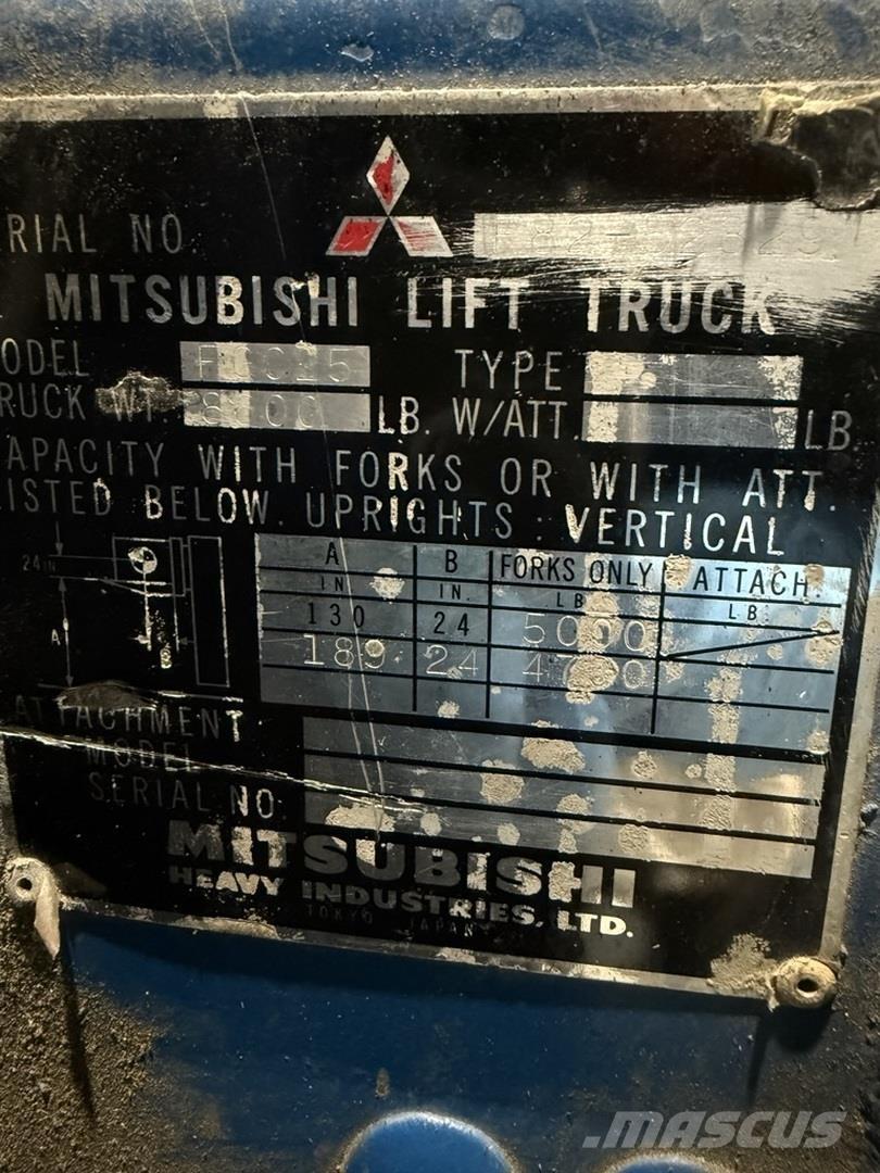 Mitsubishi FGC25 Entreprenad - Övrigt