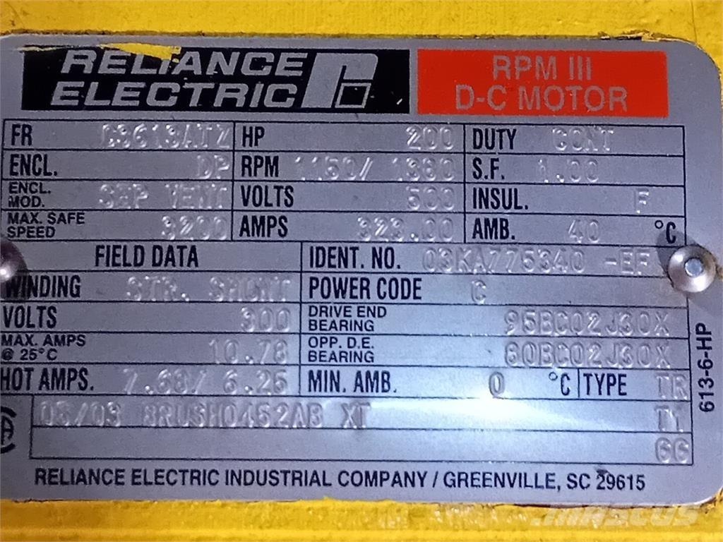  RELIANCE ELECTRIC Industriella motorer