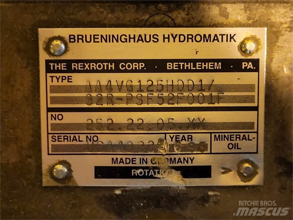 Rexroth A4VG125HDD1 Vattenpumpar