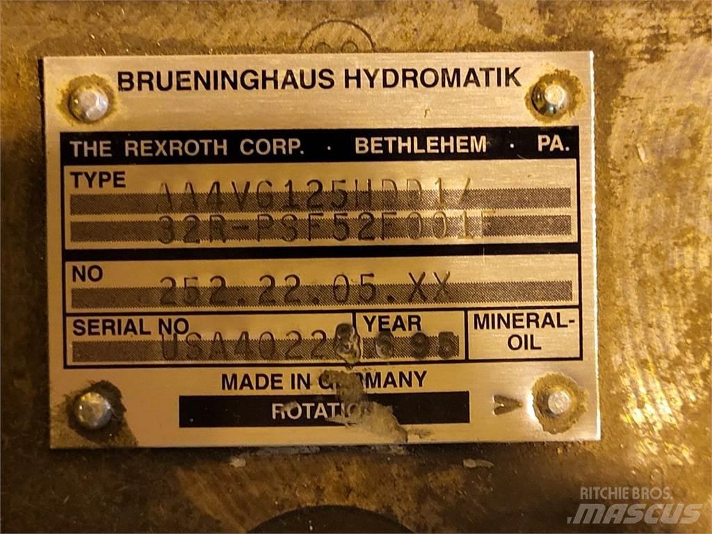 Rexroth A4VG125HDD1 Vattenpumpar