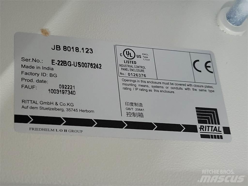  RITTAL JB8018.123 Entreprenad - Övrigt