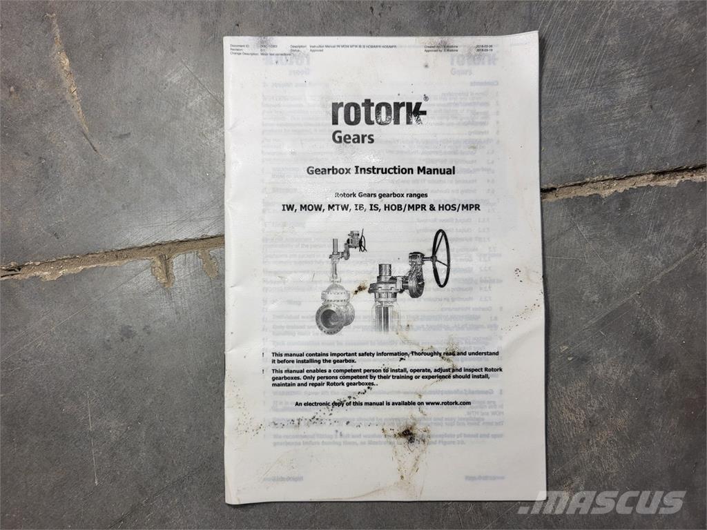  ROTORK IW9-IR2 Entreprenad - Övrigt