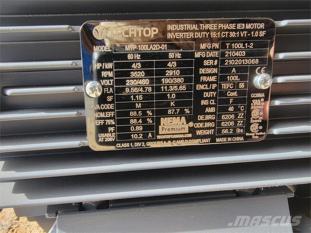  TECHTOP MTP100LA2D-01 Industriella motorer