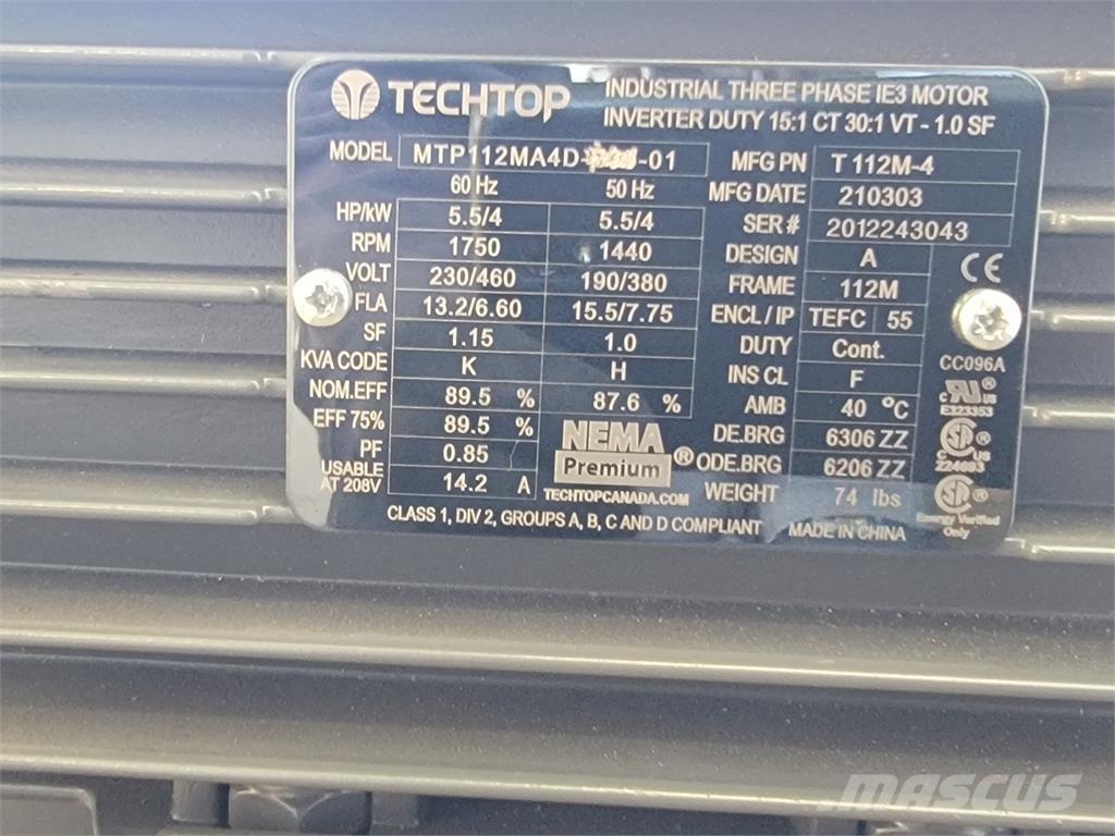  TECHTOP MTP112MA4D Industriella motorer