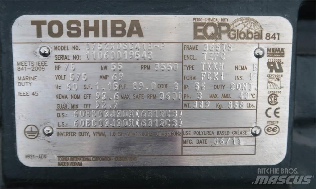  TOSHIBA 0752XDSC41B-P Industriella motorer