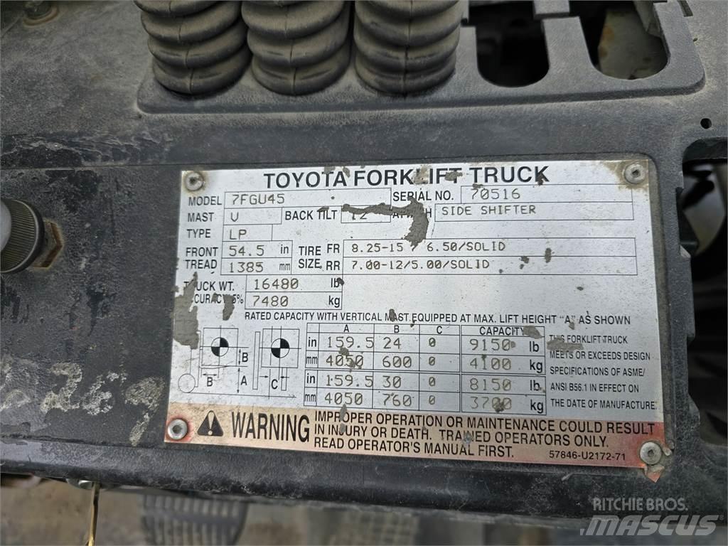 Toyota 7FGU45 Entreprenad - Övrigt