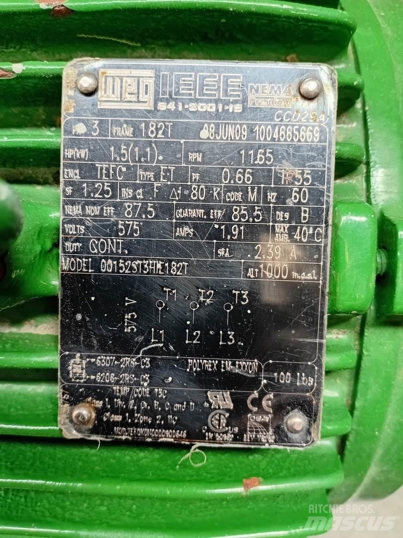  WEG 00152ST3HIE182T Industriella motorer