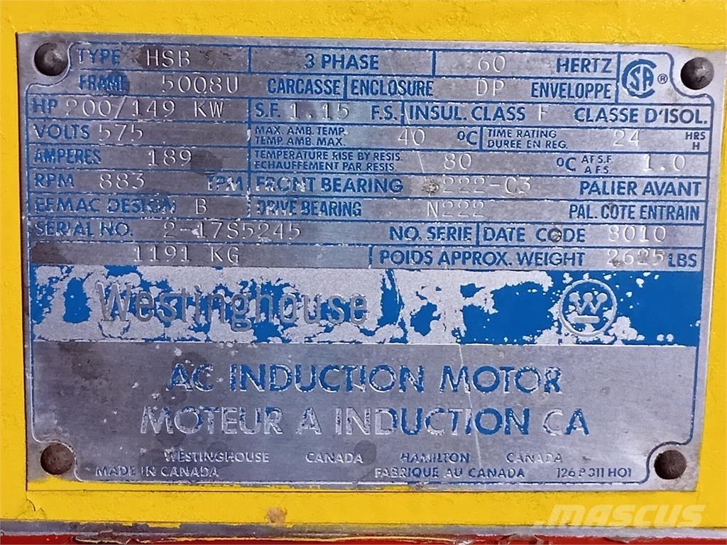 Westinghouse HSB Industriella motorer