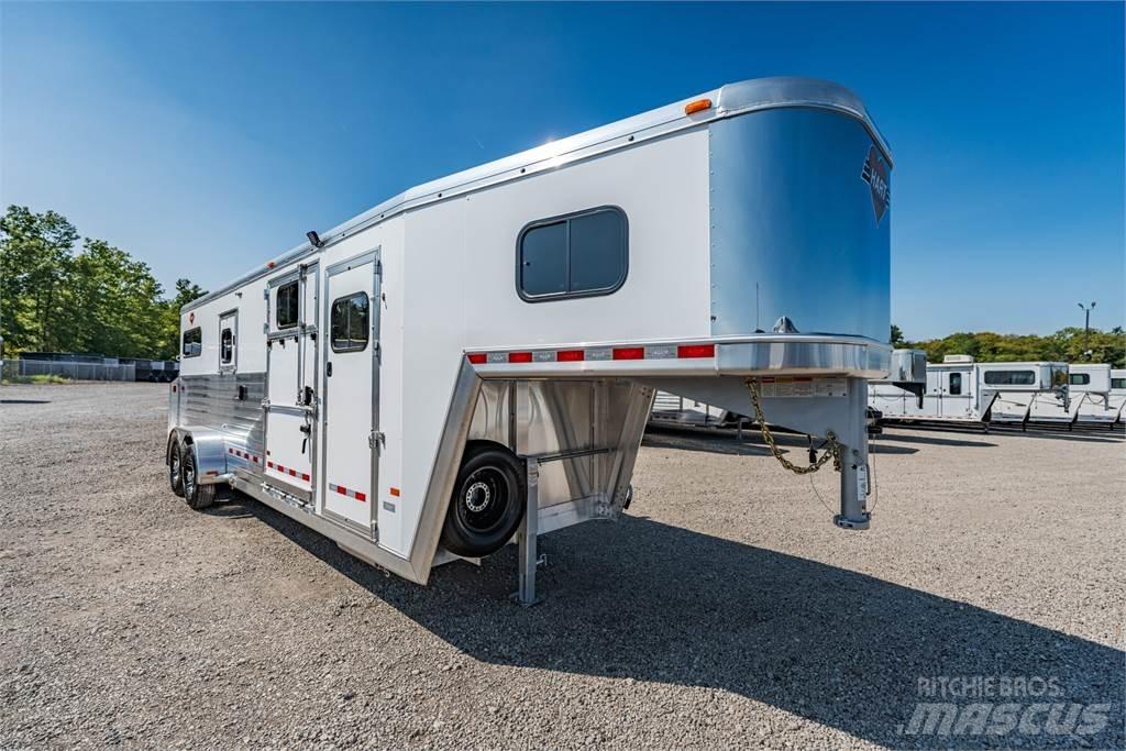 HART T2+1HG Djurtransport trailer