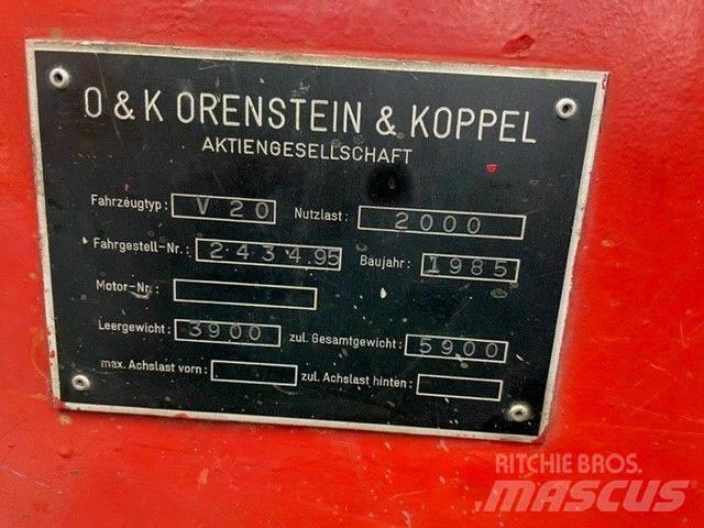 O&K V 20 Dieselmotviktstruckar