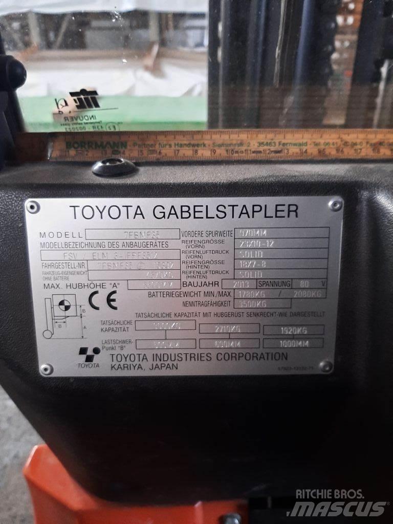 Toyota 7FBMF35 Elmotviktstruckar
