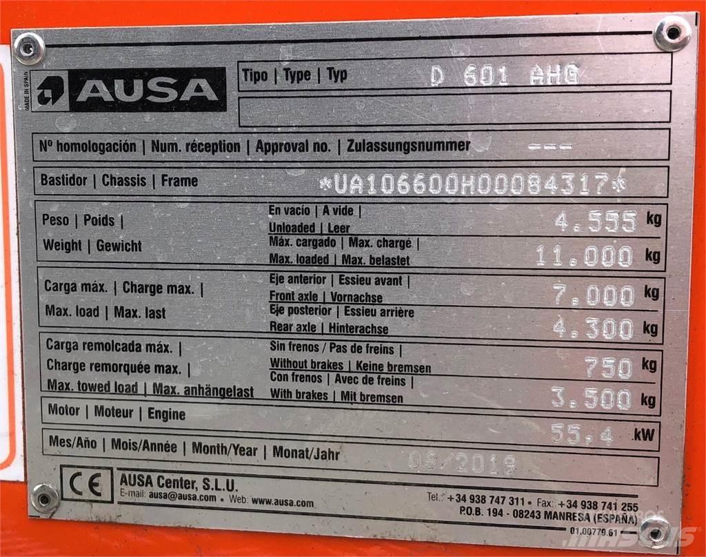 Ausa D601AHG Minidumprar