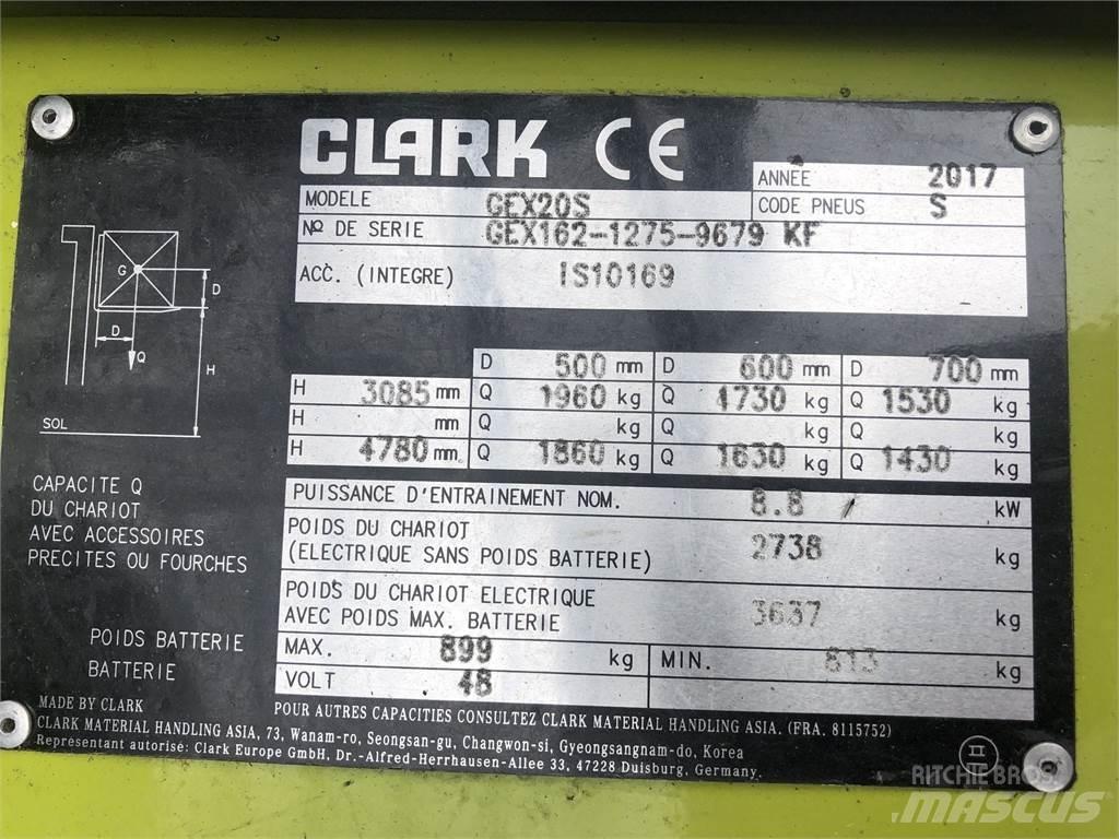 Clark GEX20S Övriga motviktstruckar