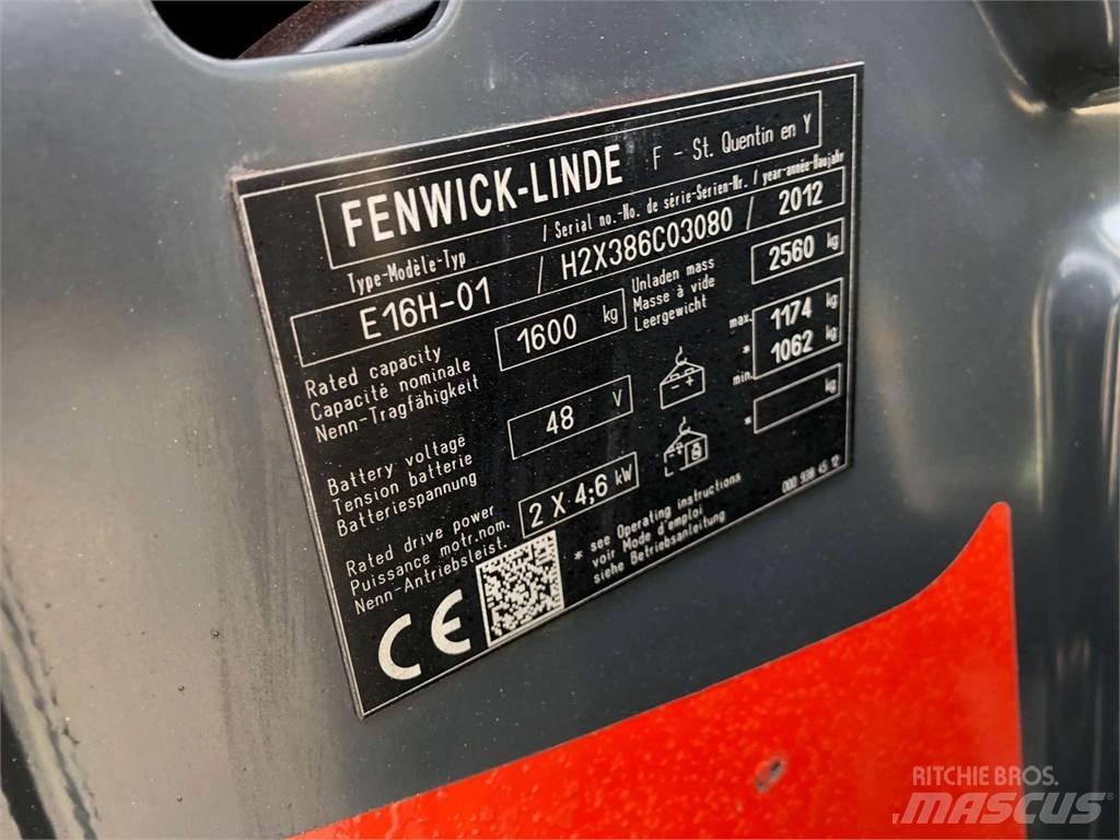 Linde E16H-01 Övriga motviktstruckar