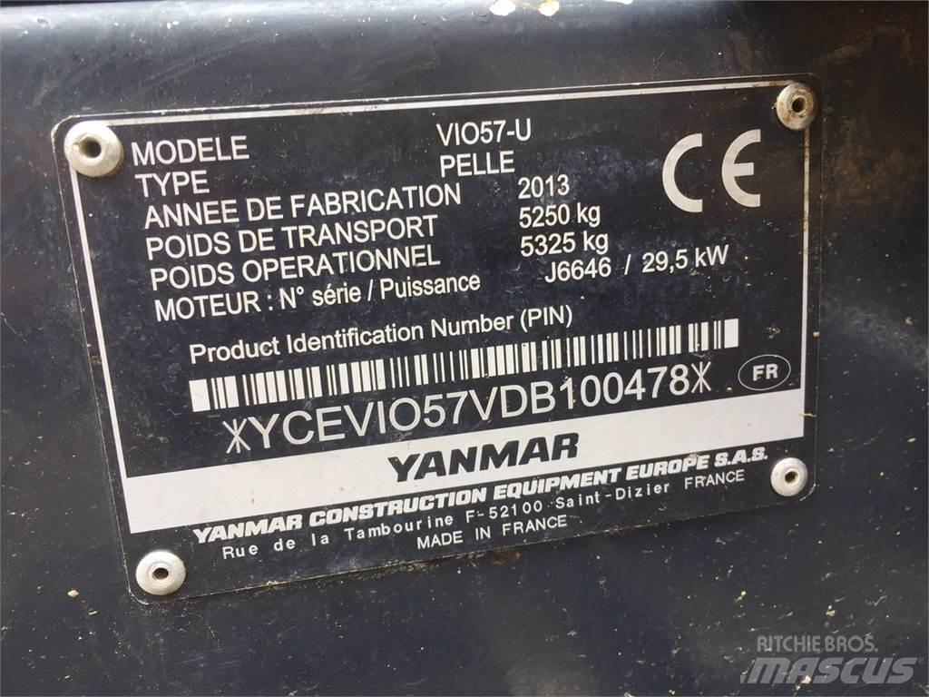 Yanmar VIO57 Minigrävare < 7t