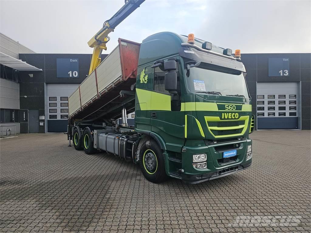 Iveco Stralis 560 6x4 Lastväxlare med kabellift