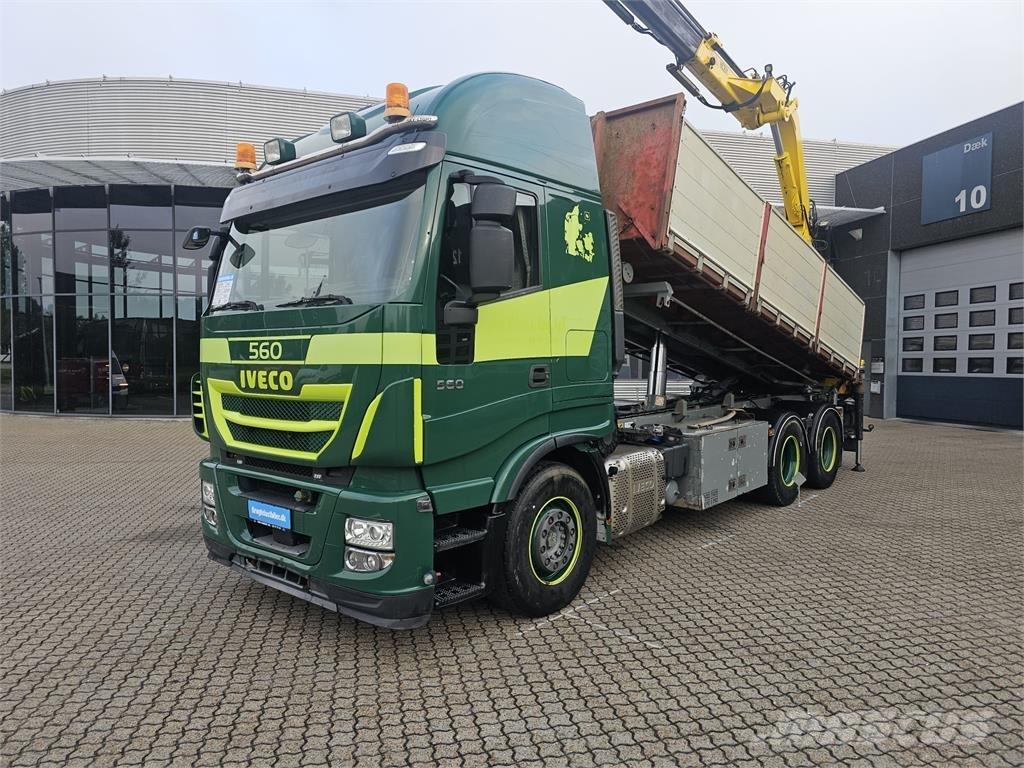 Iveco Stralis 560 6x4 Lastväxlare med kabellift